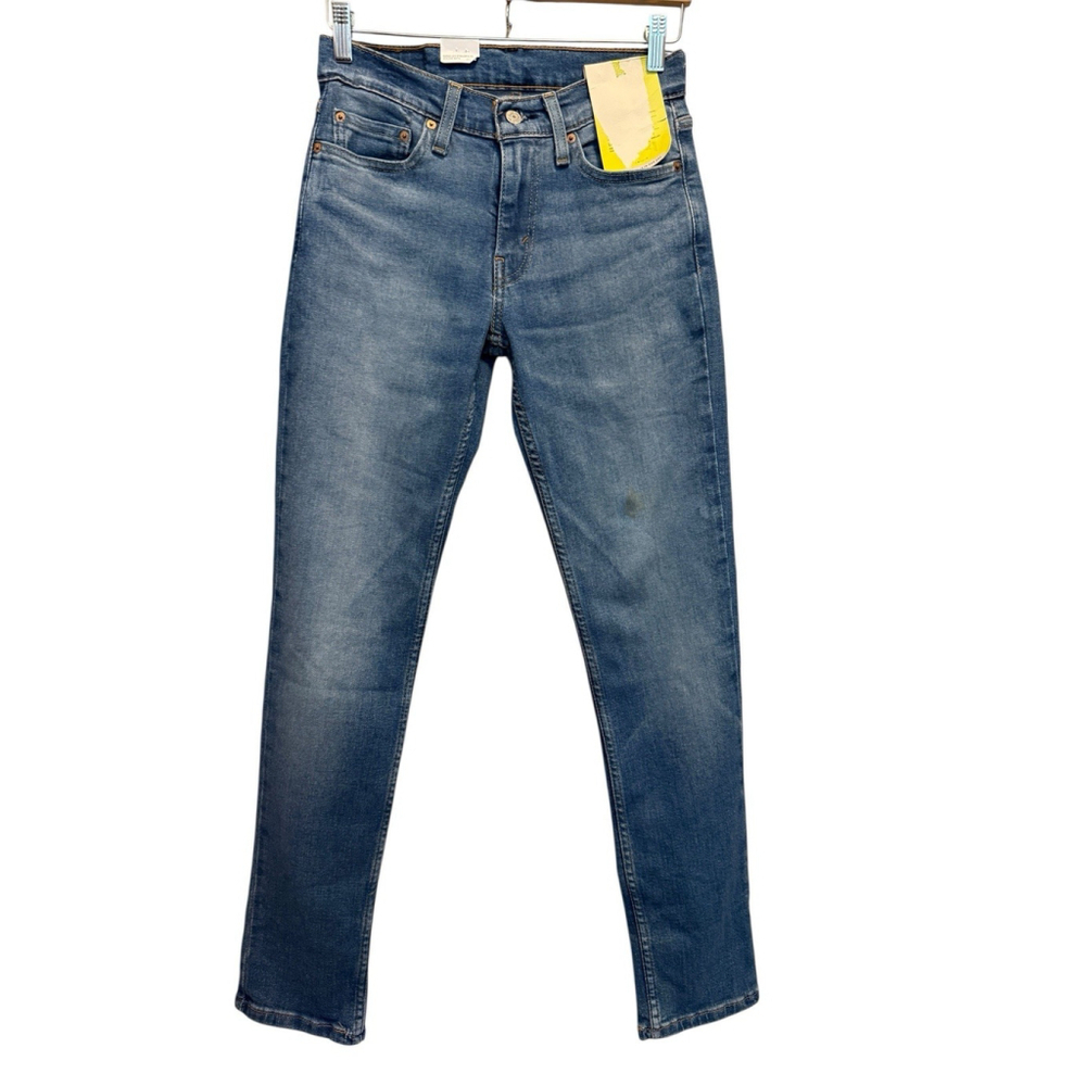 Levi's 511 Jeans Men's 28x32 Blue Slim Fit Straight Medium Wash NWT Flawed Read